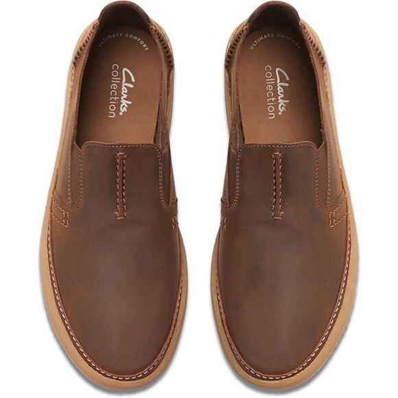NWT Clarks Men\'s Oakpark Step Loafer, Beeswax Leather, 7 main image 5